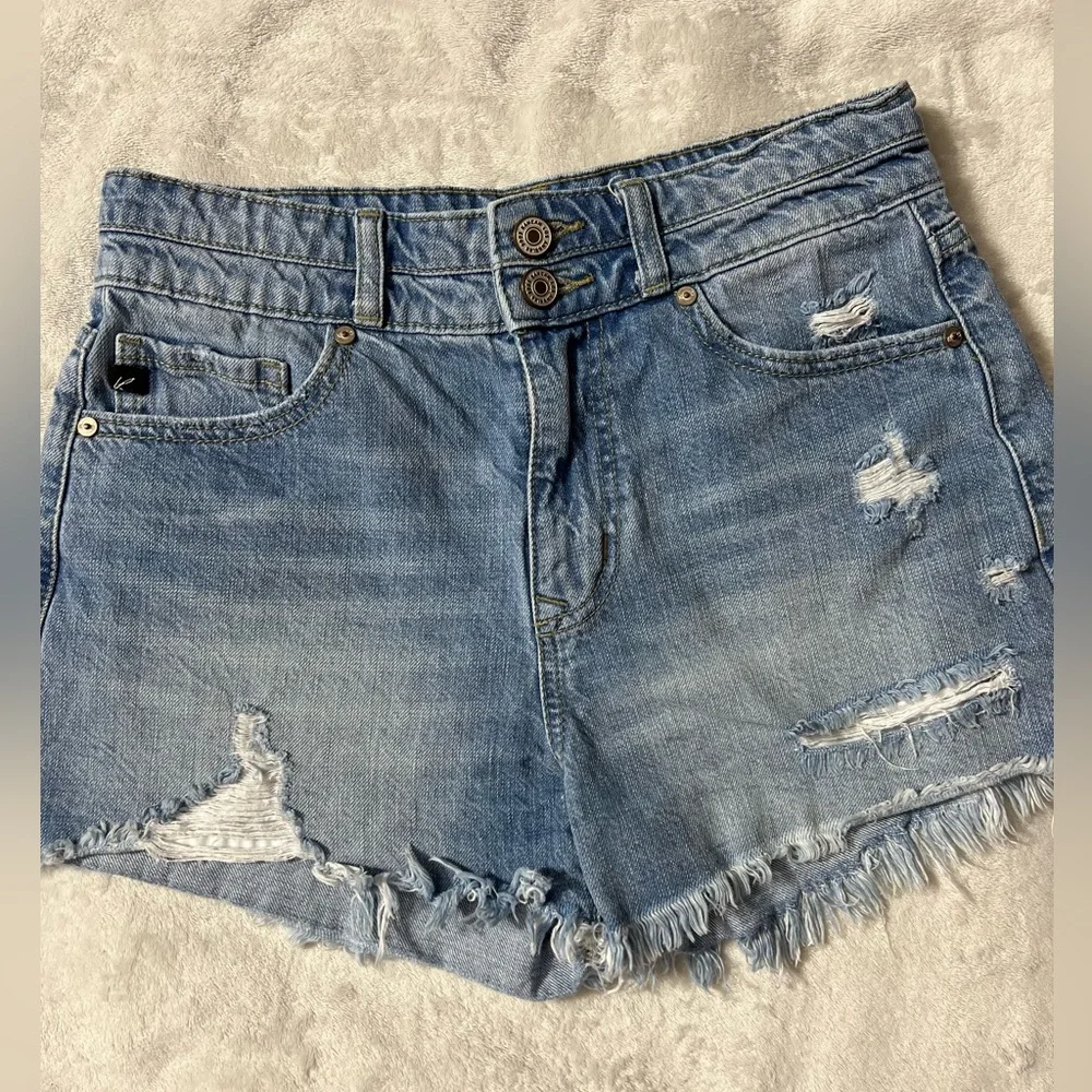 KANCAN - FARAH HIGH RISE MOM SHORTS sz 25 - Picture 8 of 13